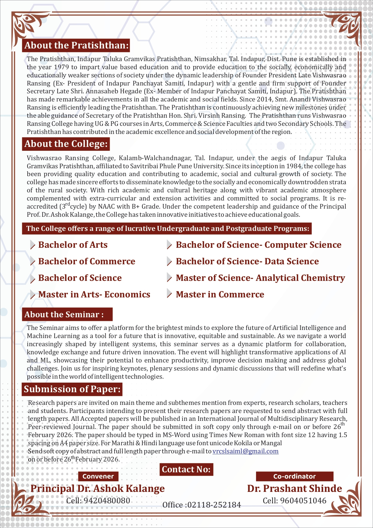 STATE LEVEL CONFERENCE 